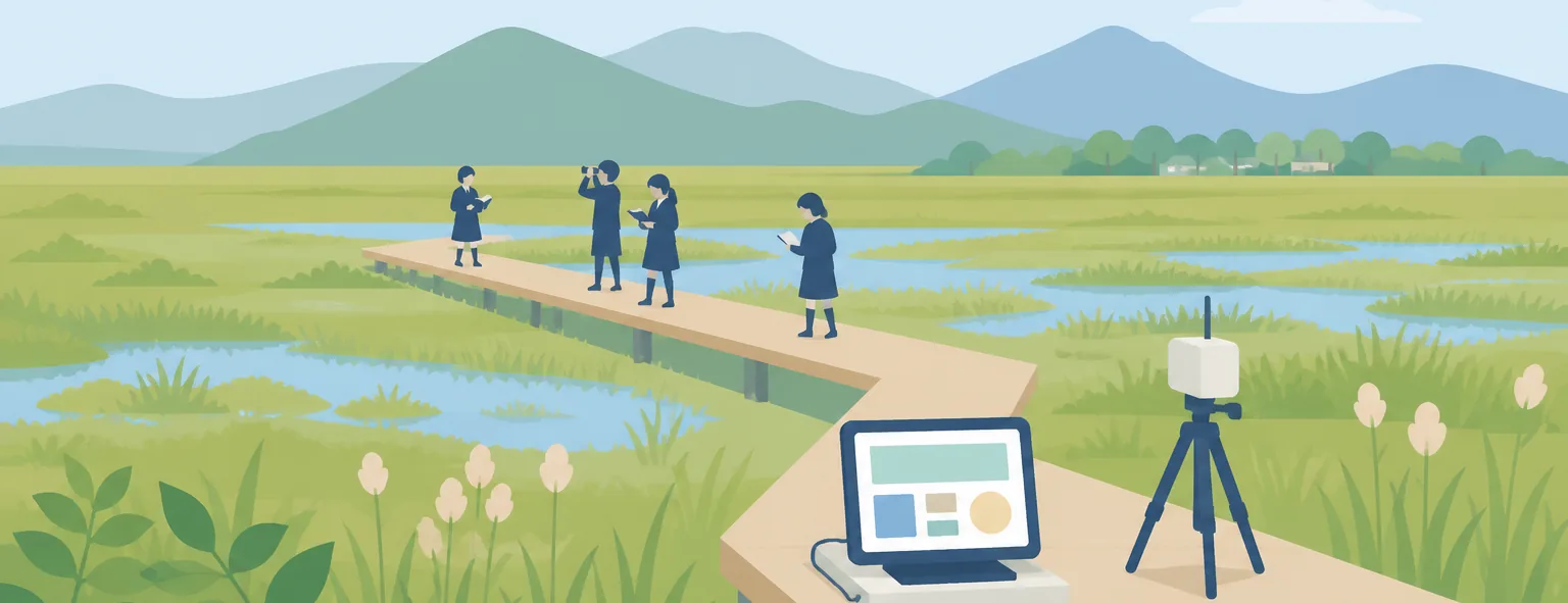北海道阿寒高校のイメージイラスト