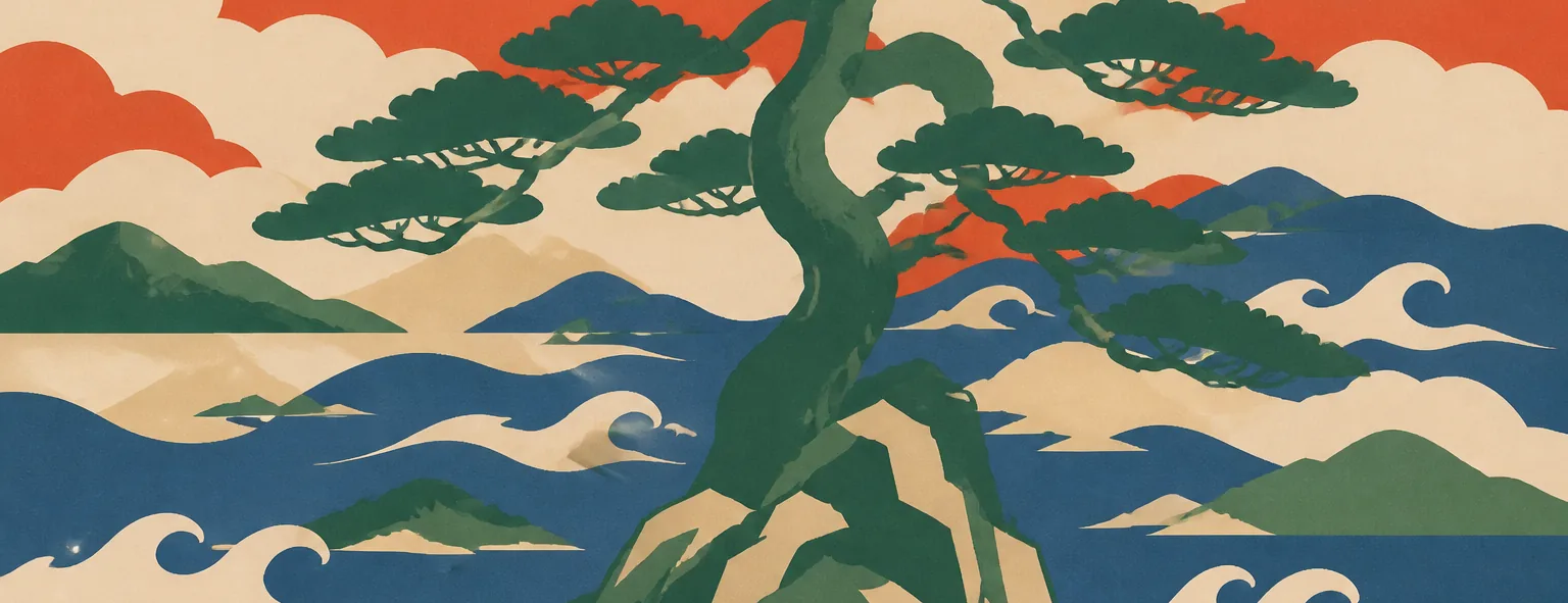 宮城県松島高校のイメージイラスト
