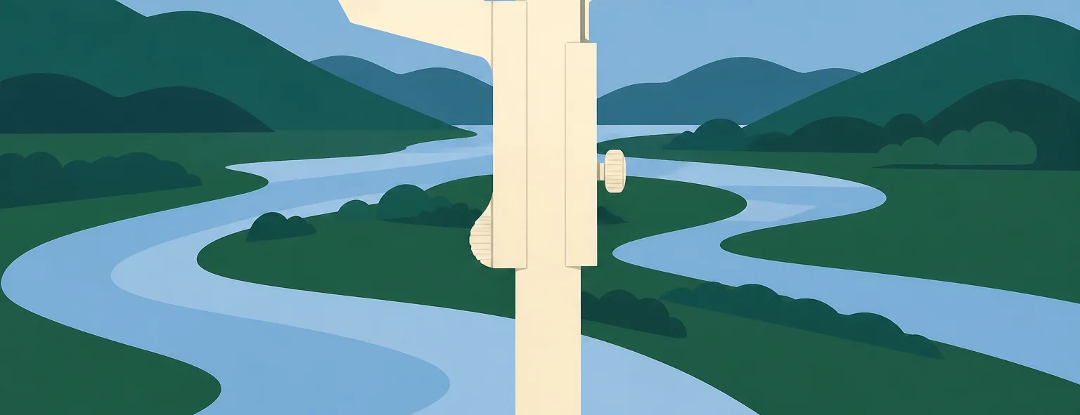 向の岡工業高校のイメージイラスト