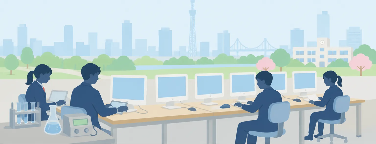 東海大学付属高輪台高校のイメージイラスト