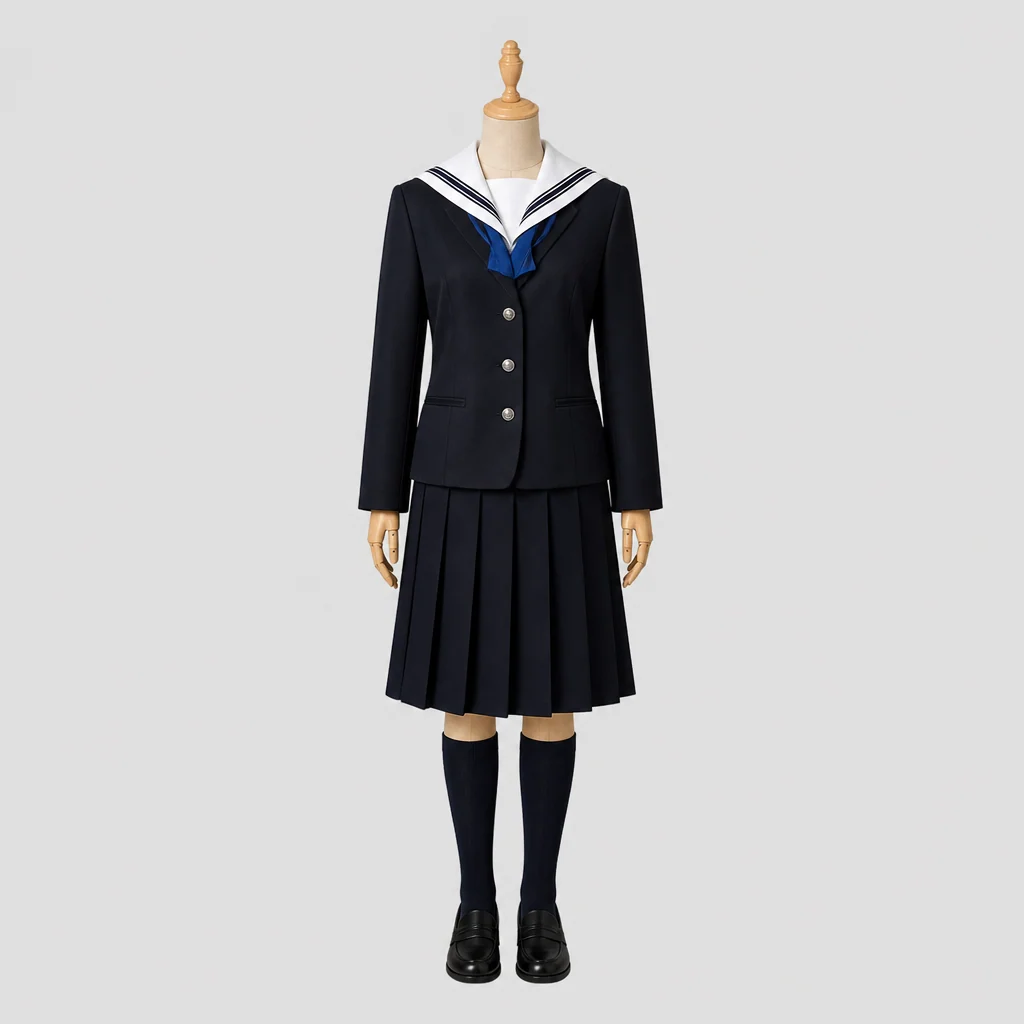 北海道函館商業高校の制服のイメージ
