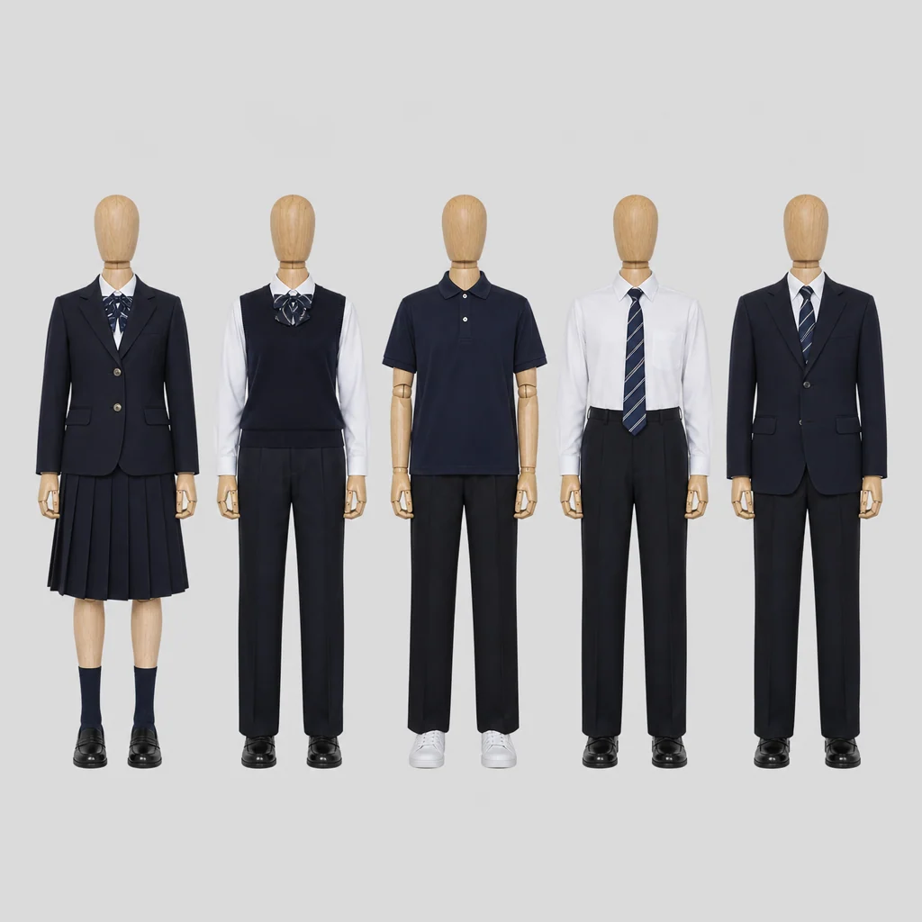 北海道常呂高校の制服のイメージ