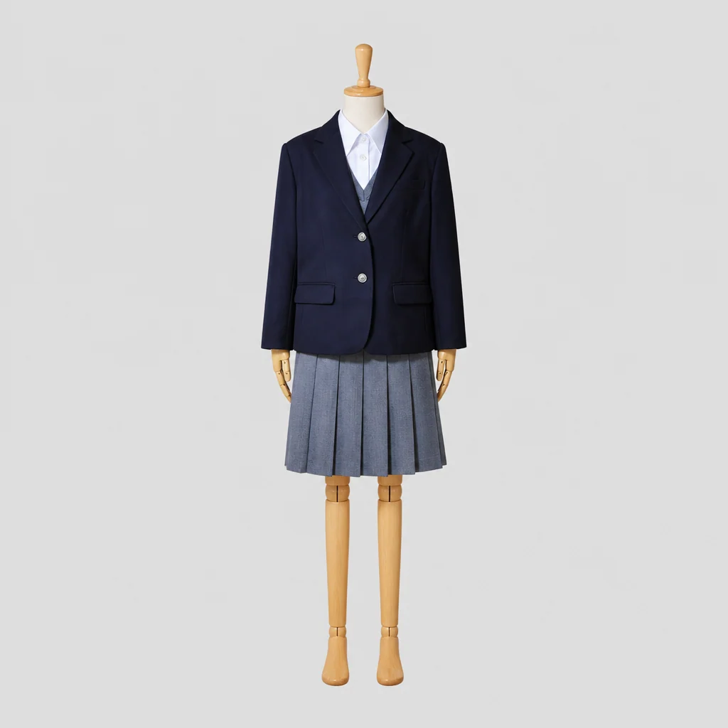 北海道北見商業高校の女子の制服のイメージ