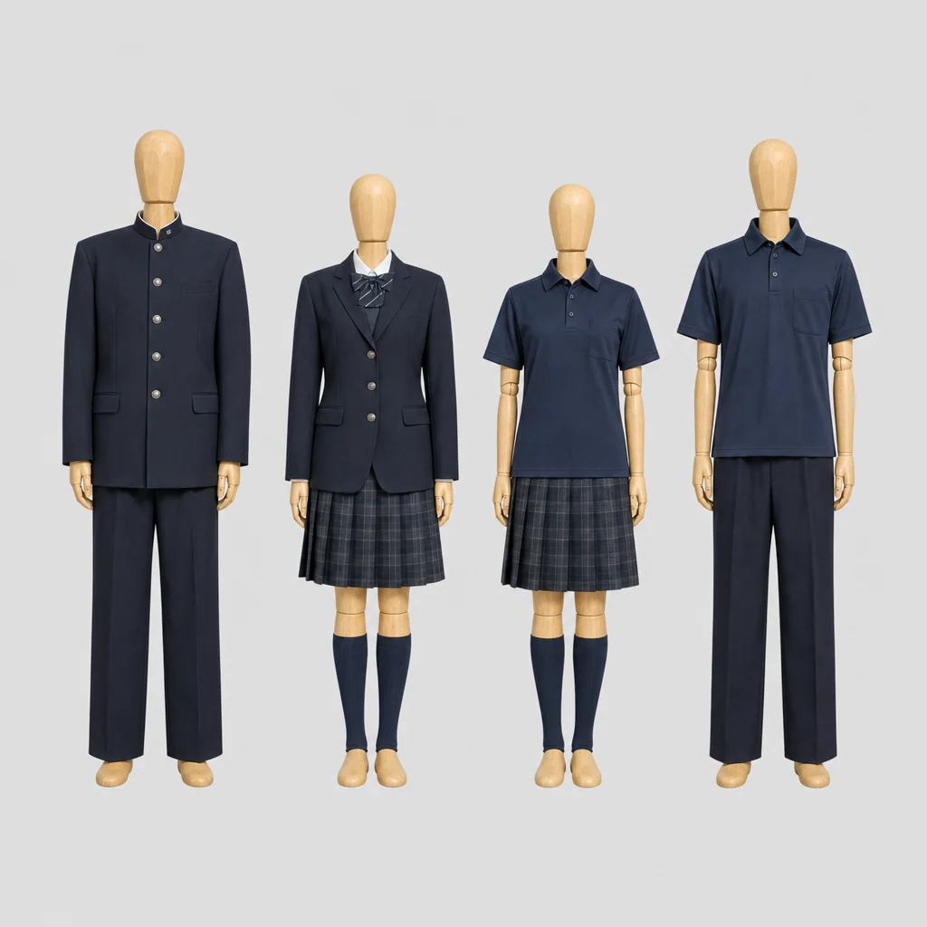北海道栗山高校の制服のイメージ