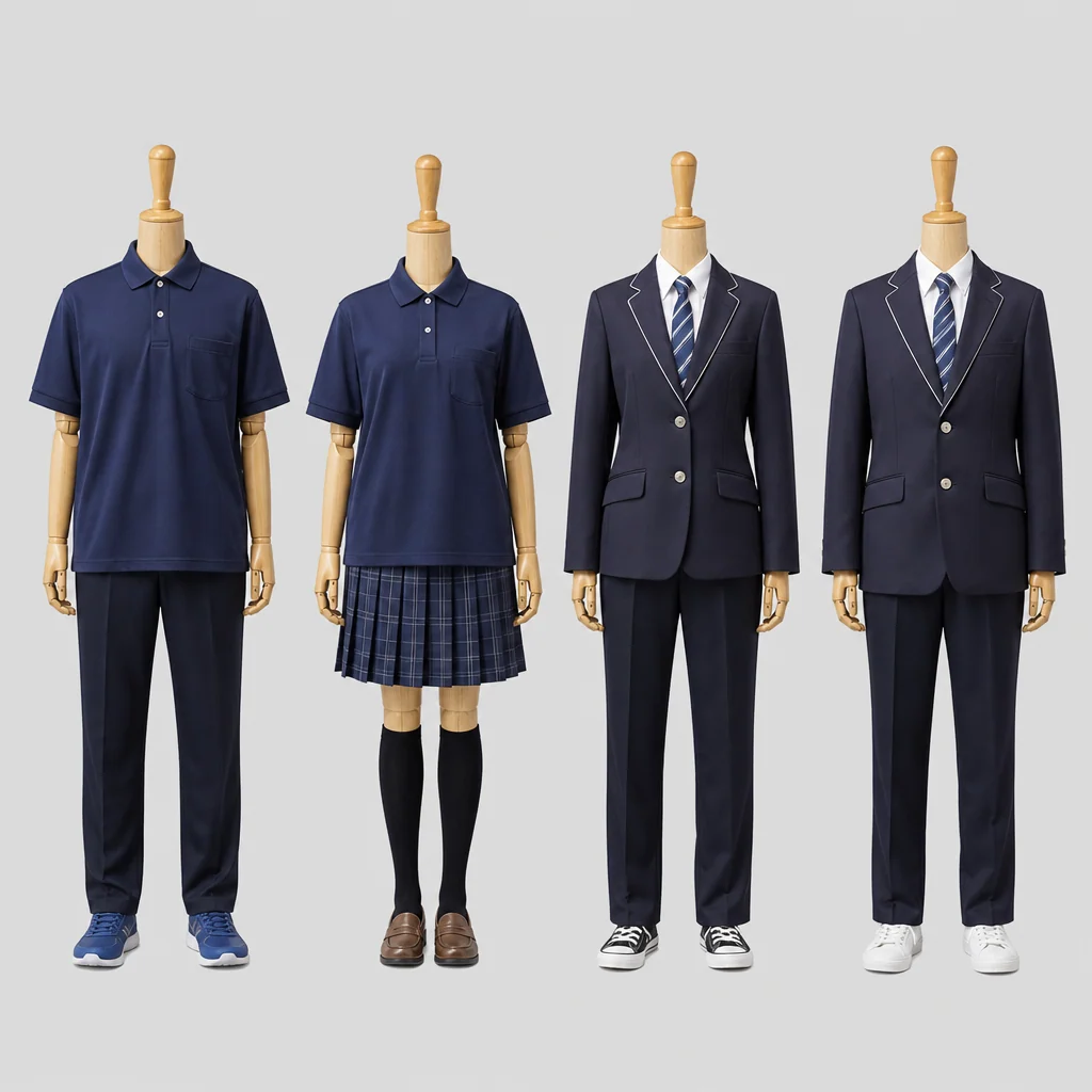 北海道大空高校の制服のイメージ
