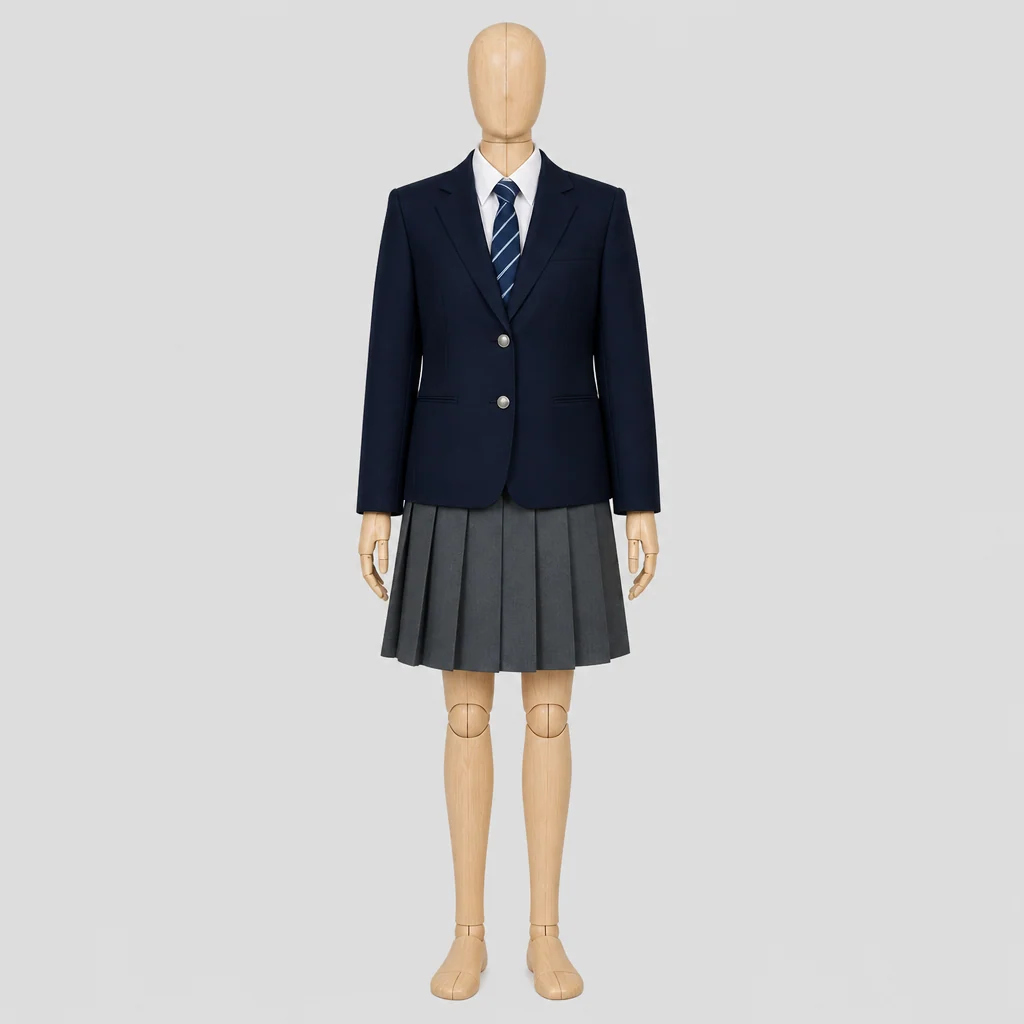 北海道音更高校の制服のイメージ