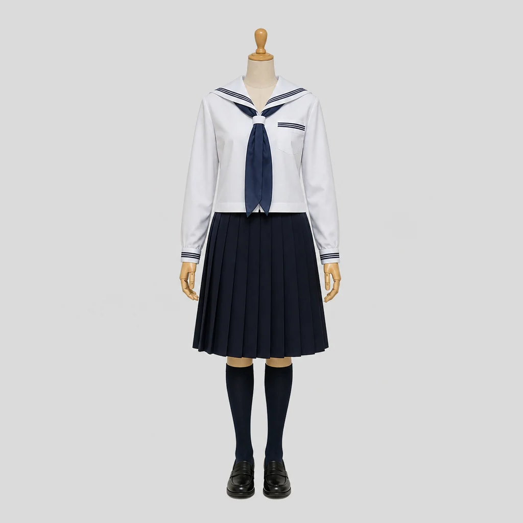 八戸商業高校の制服のイメージ