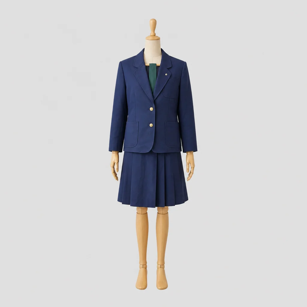 八戸西高校の女子の制服のイメージ