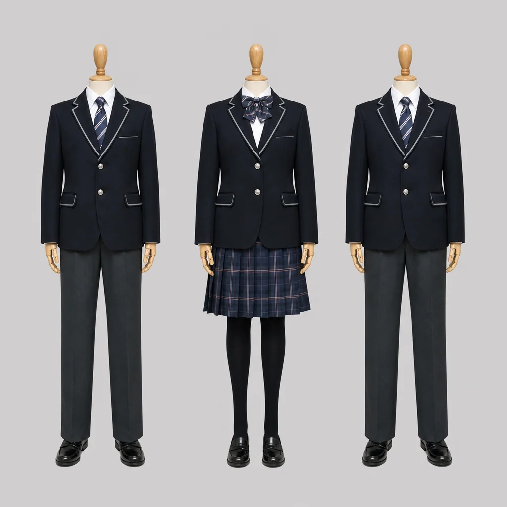 向陵高校の制服のイメージ