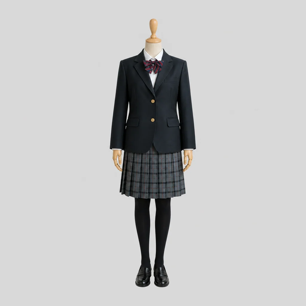雫石高校の制服のイメージ