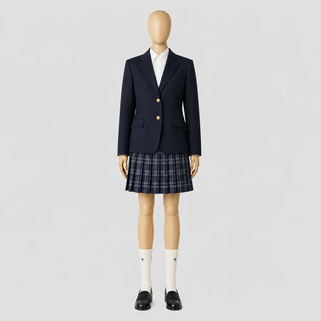 北上翔南高校の制服のイメージ