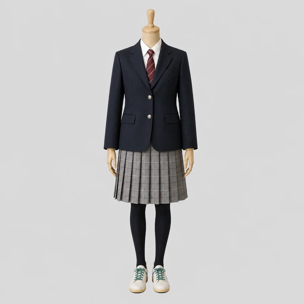 大野高校の制服のイメージ
