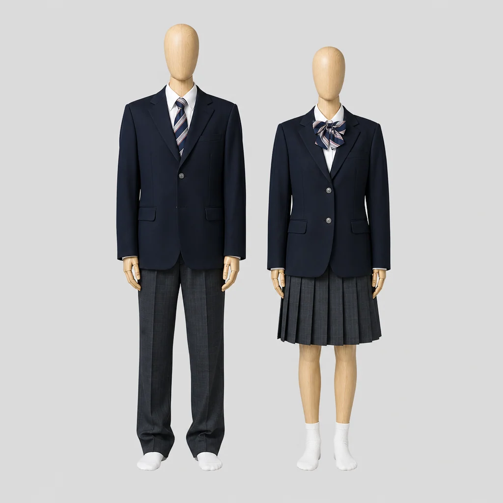 北桜高校の制服のイメージ