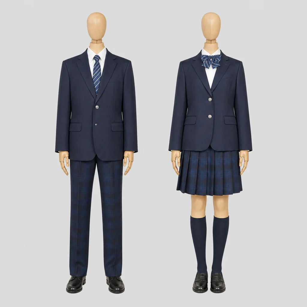 南昌みらい高校の制服のイメージ