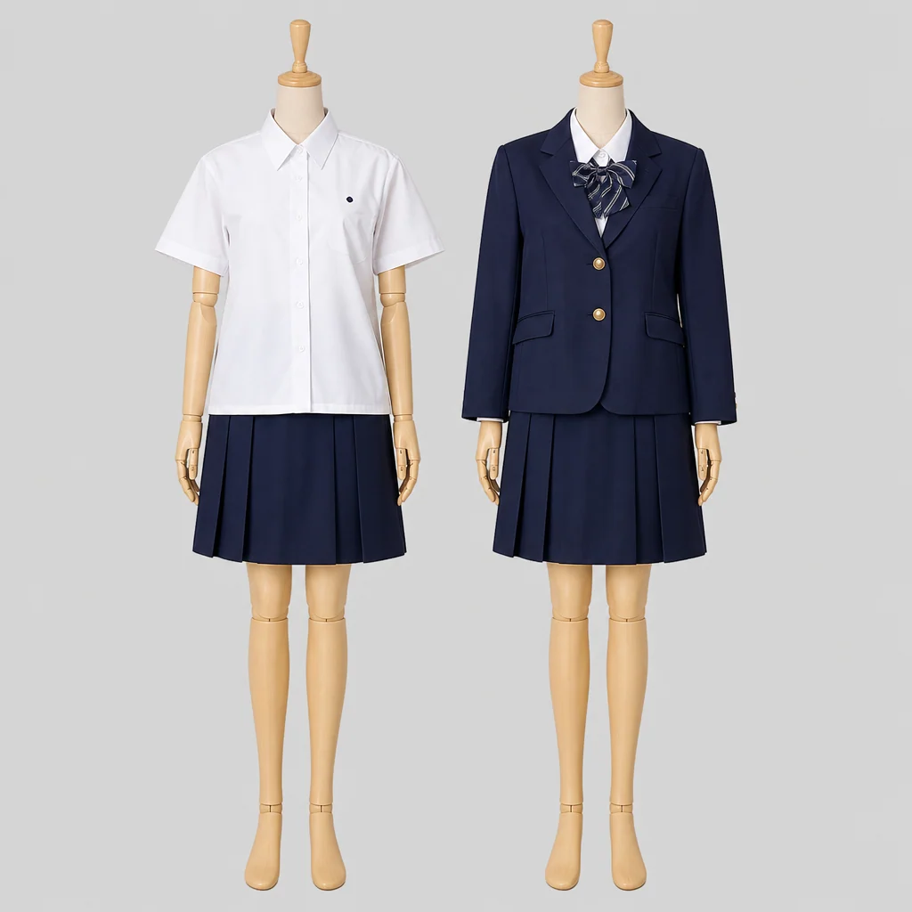 宮城県泉高校の制服のイメージ