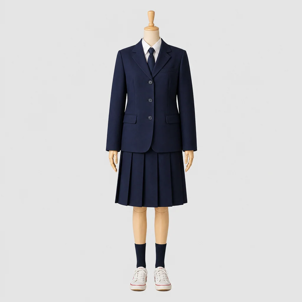 宮城県佐沼高校の制服のイメージ