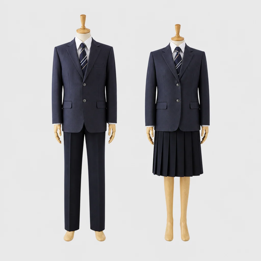 宮城県大河原産業高校の制服のイメージ