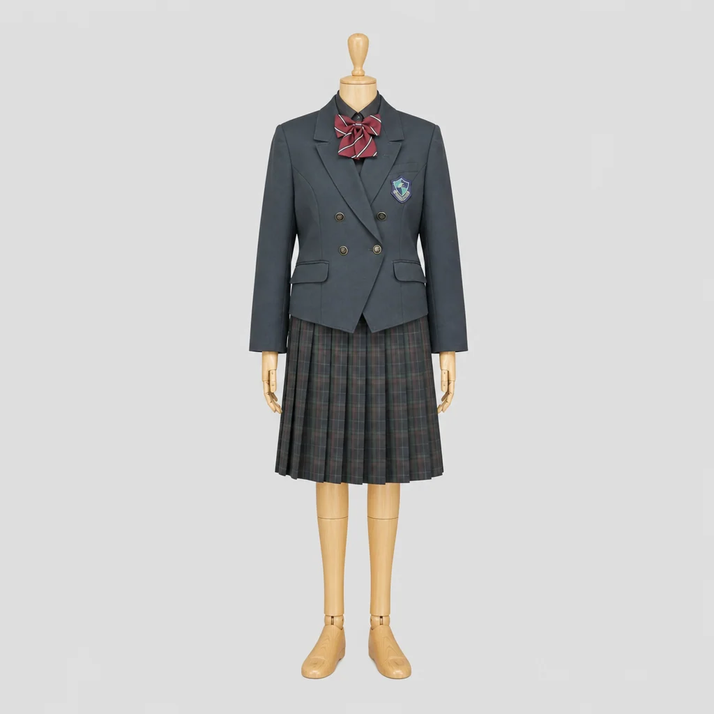 宮城県小牛田農林高校の女子の制服のイメージ