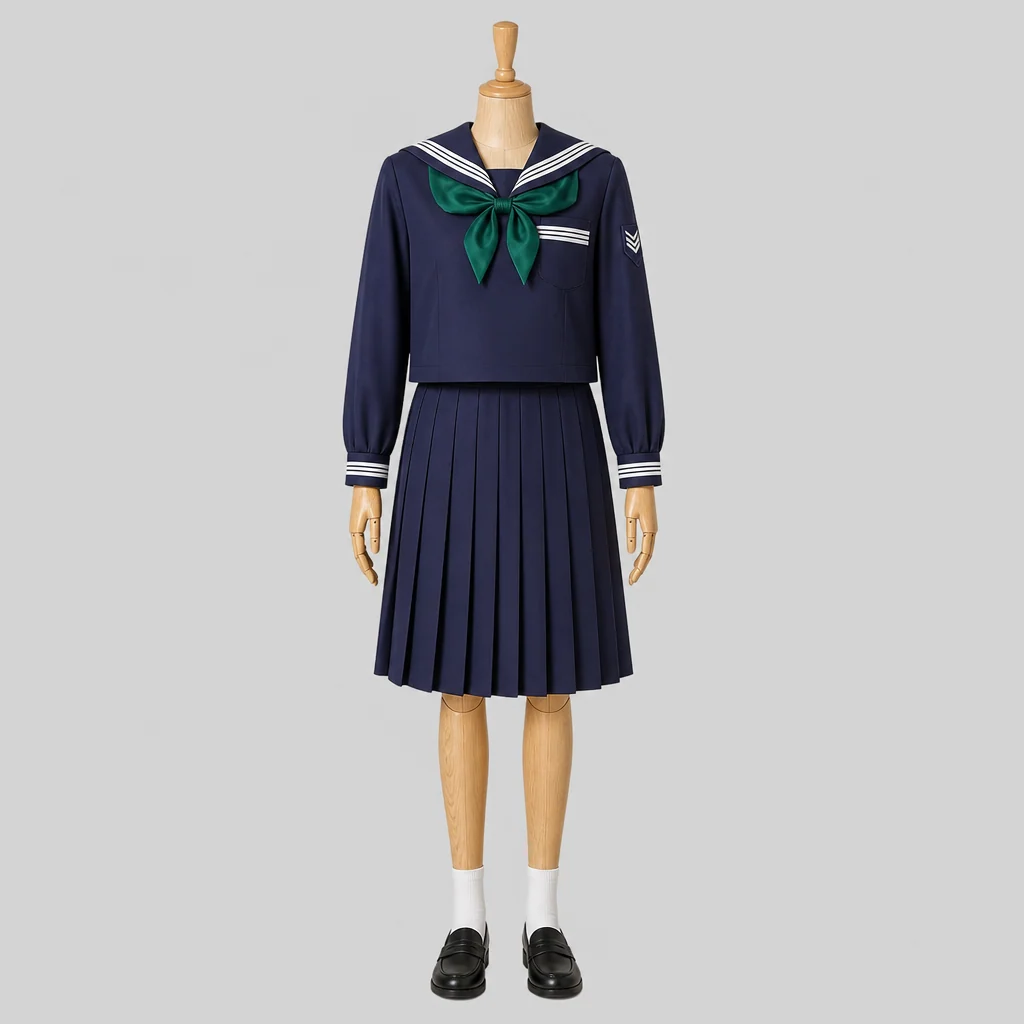 常盤木学園高校の女子の制服のイメージ
