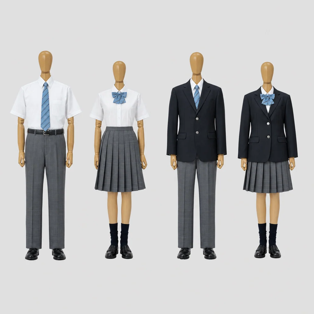 東北生活文化大学高校の制服のイメージ