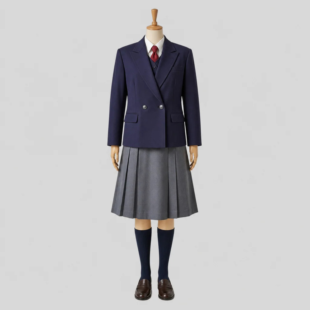 西目高校の制服のイメージ
