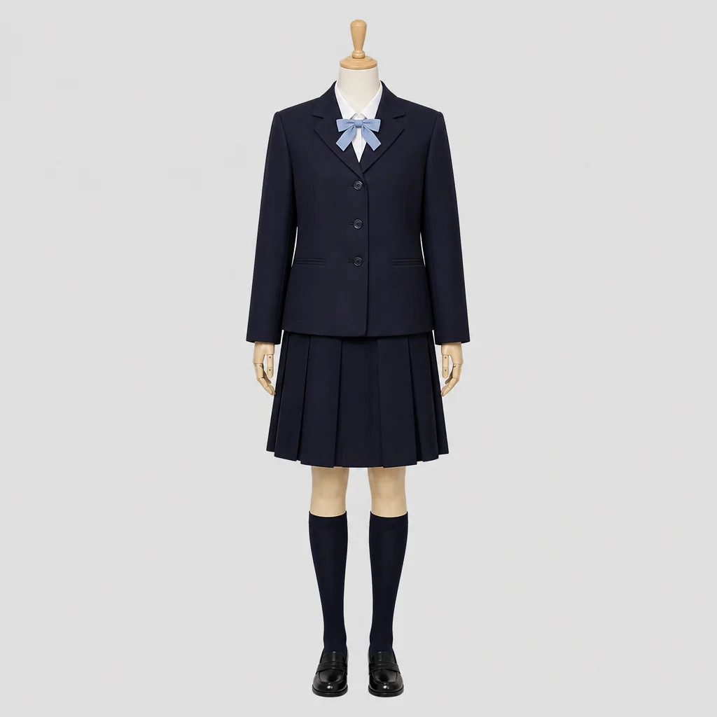 秋田西高校の制服のイメージ