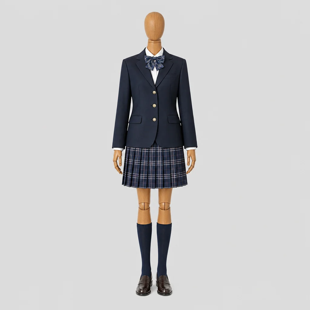 ノースアジア大学明桜高校の女子の制服のイメージ