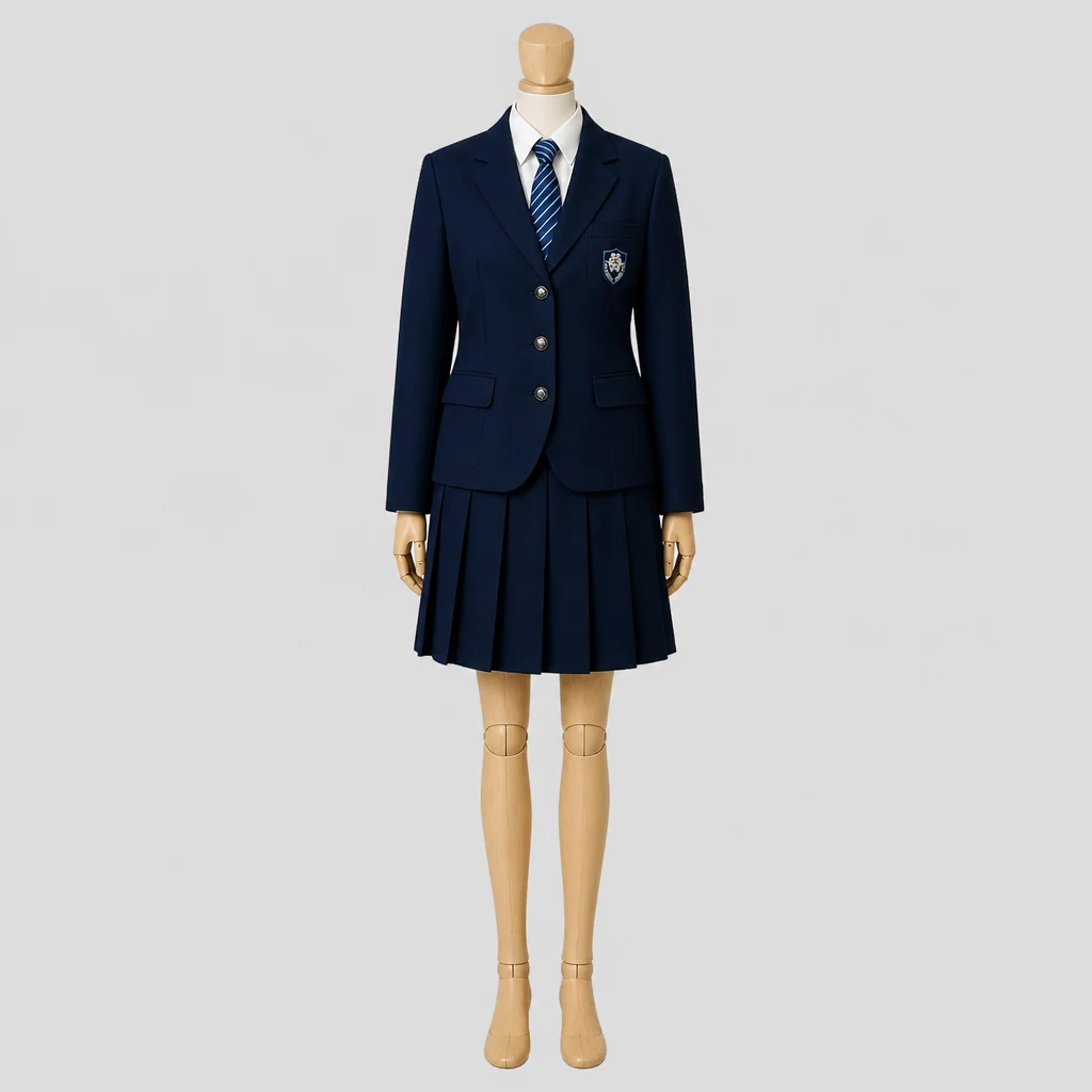 福島西高校の女子の制服のイメージ