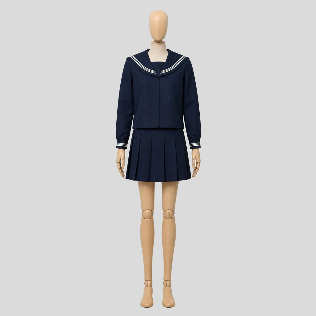 湖南高校の女子の制服のイメージ