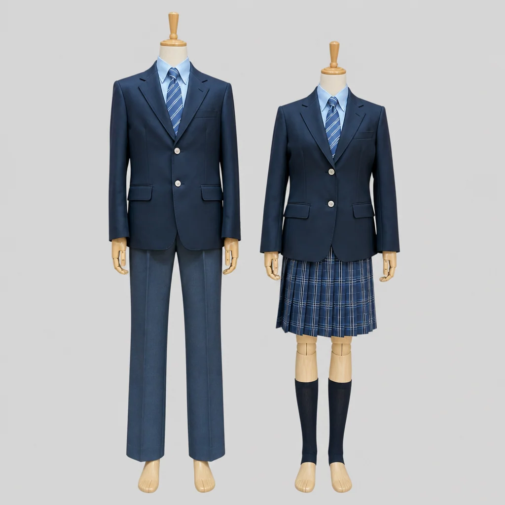南会津高校の制服のイメージ