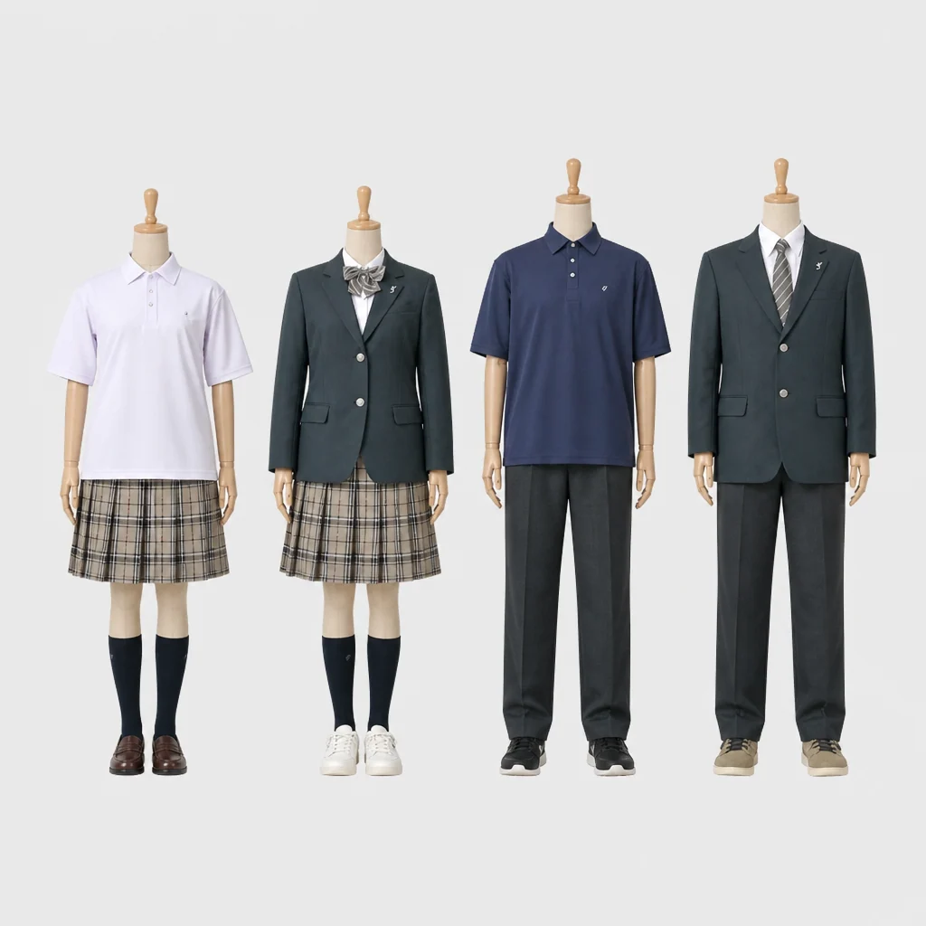 双葉高校の制服のイメージ