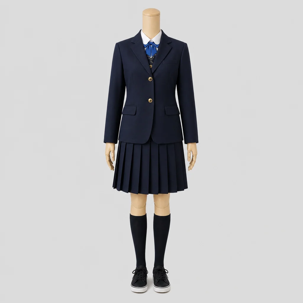 福島県磐城第一高校の女子の制服のイメージ
