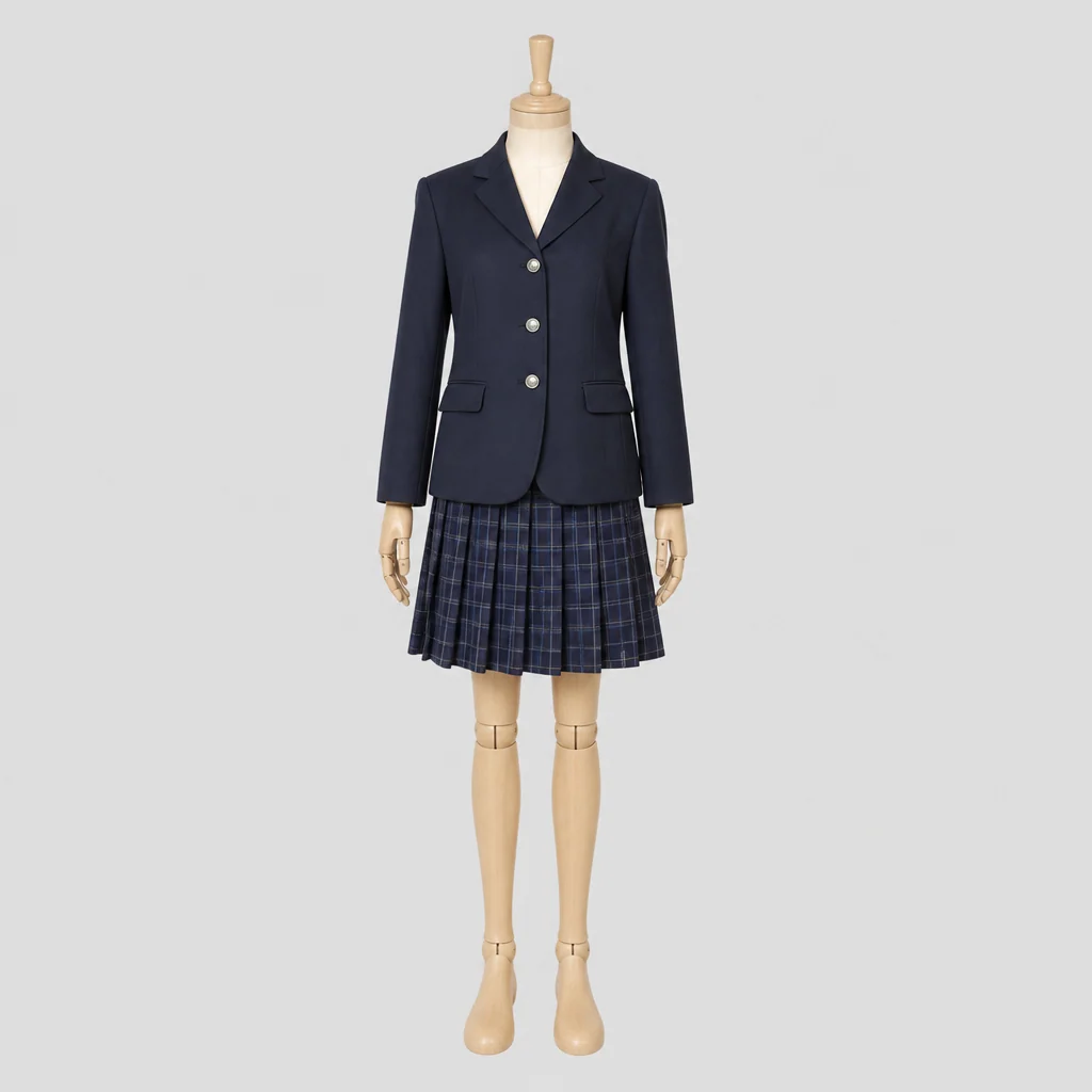 土浦湖北高校の制服のイメージ