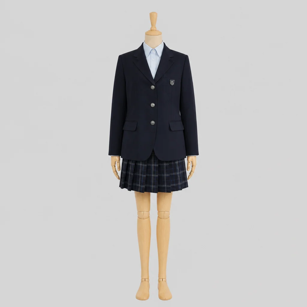 石岡第一高校の制服のイメージ