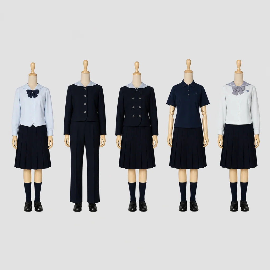 水戸女子高校の制服のイメージ