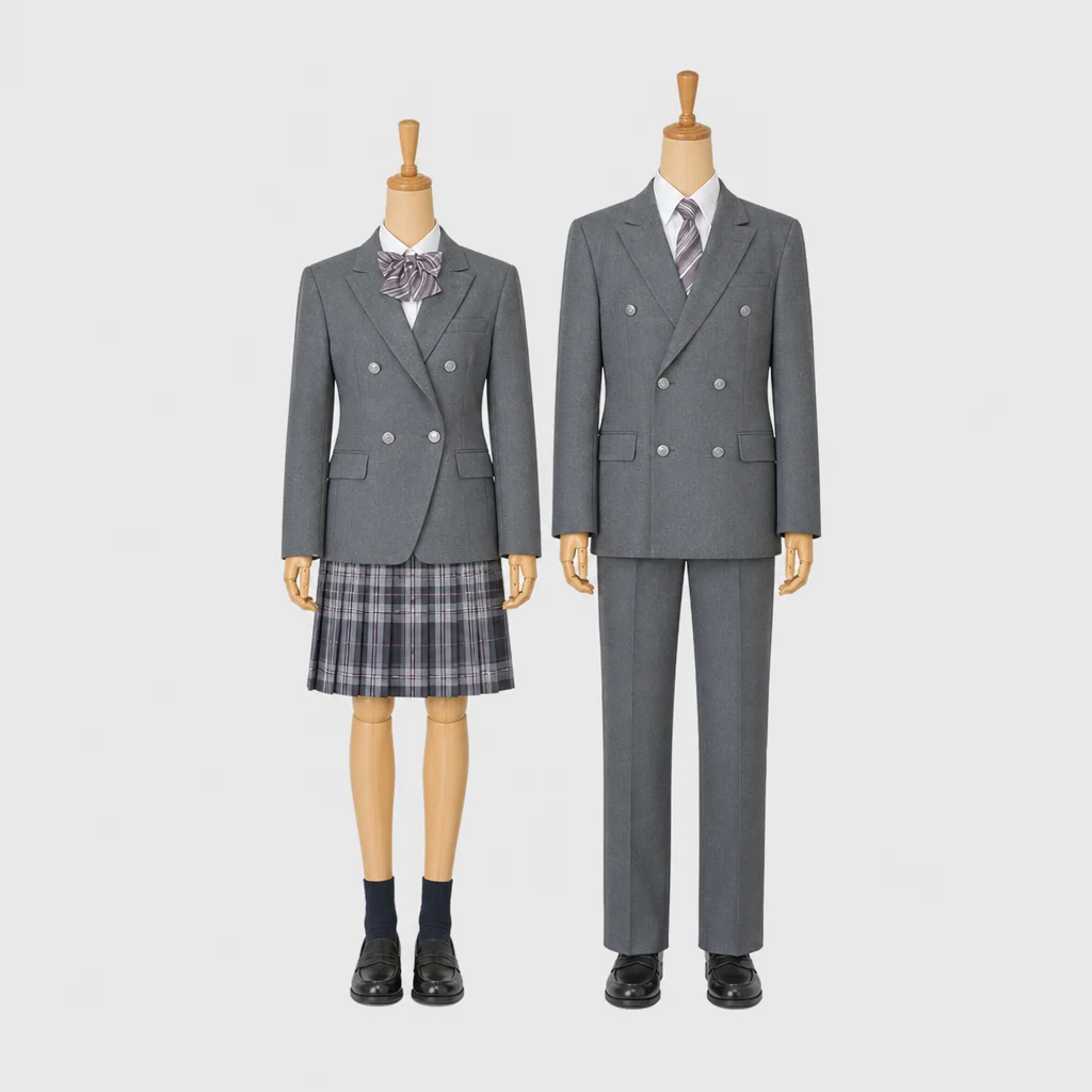 水戸啓明高校の制服のイメージ