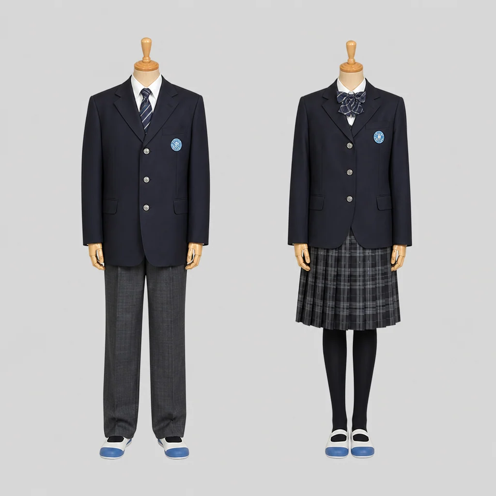 青丘学院つくば高校の制服のイメージ