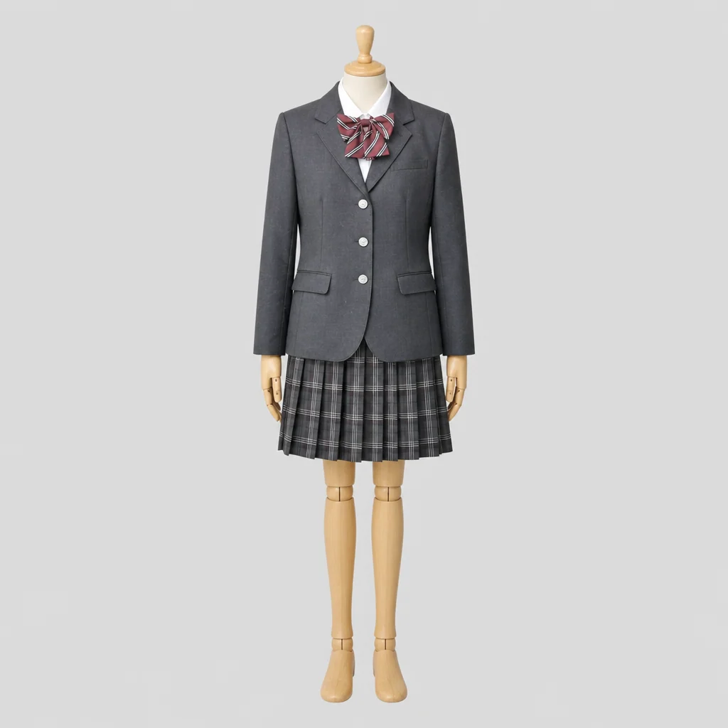 つくば開成高校の女子の制服のイメージ