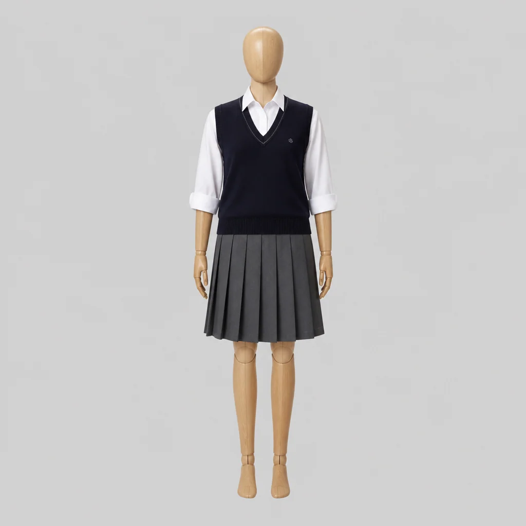 小山西高校の制服のイメージ