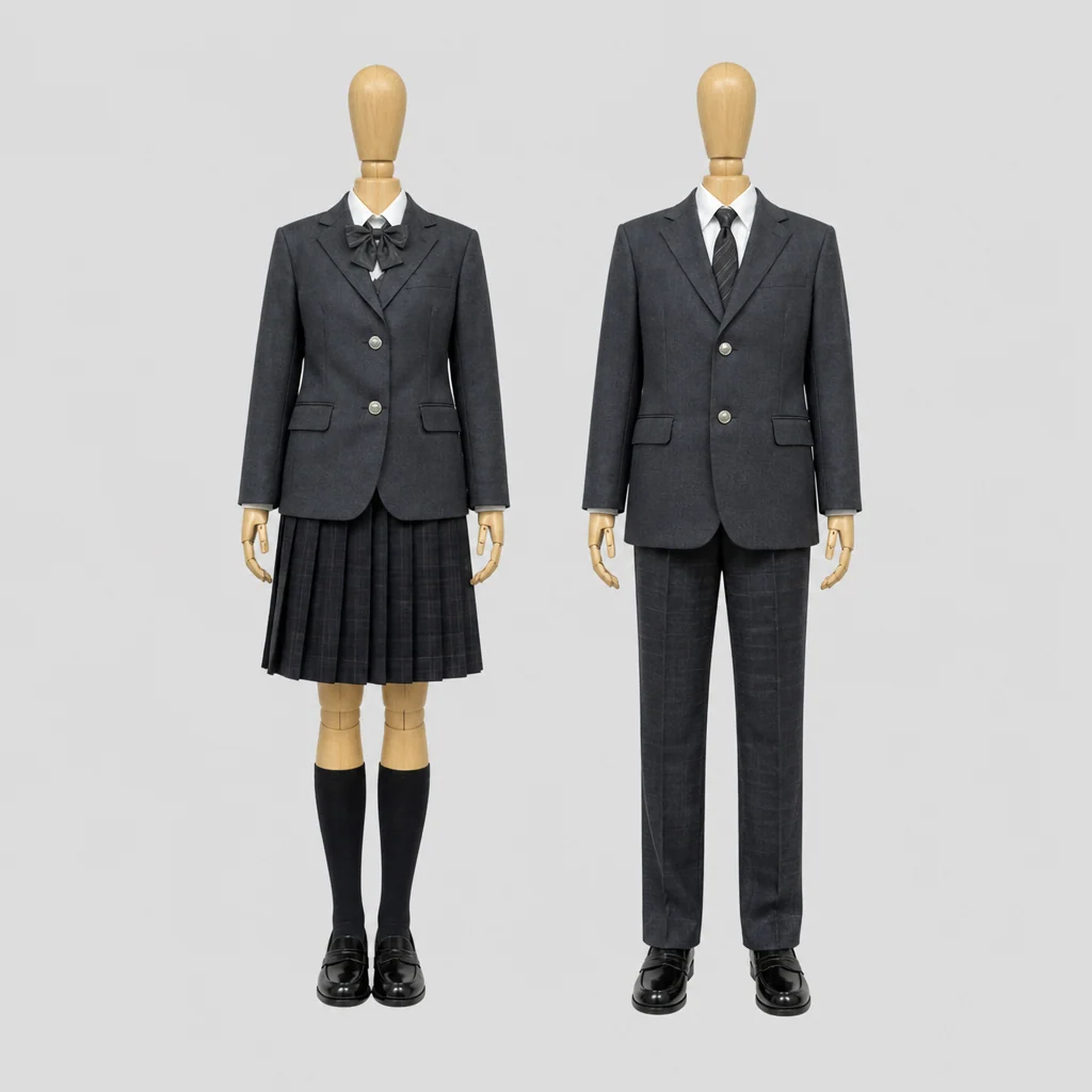 小山北桜高校の制服のイメージ