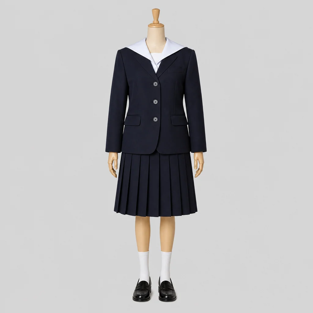 真岡女子高校の制服のイメージ