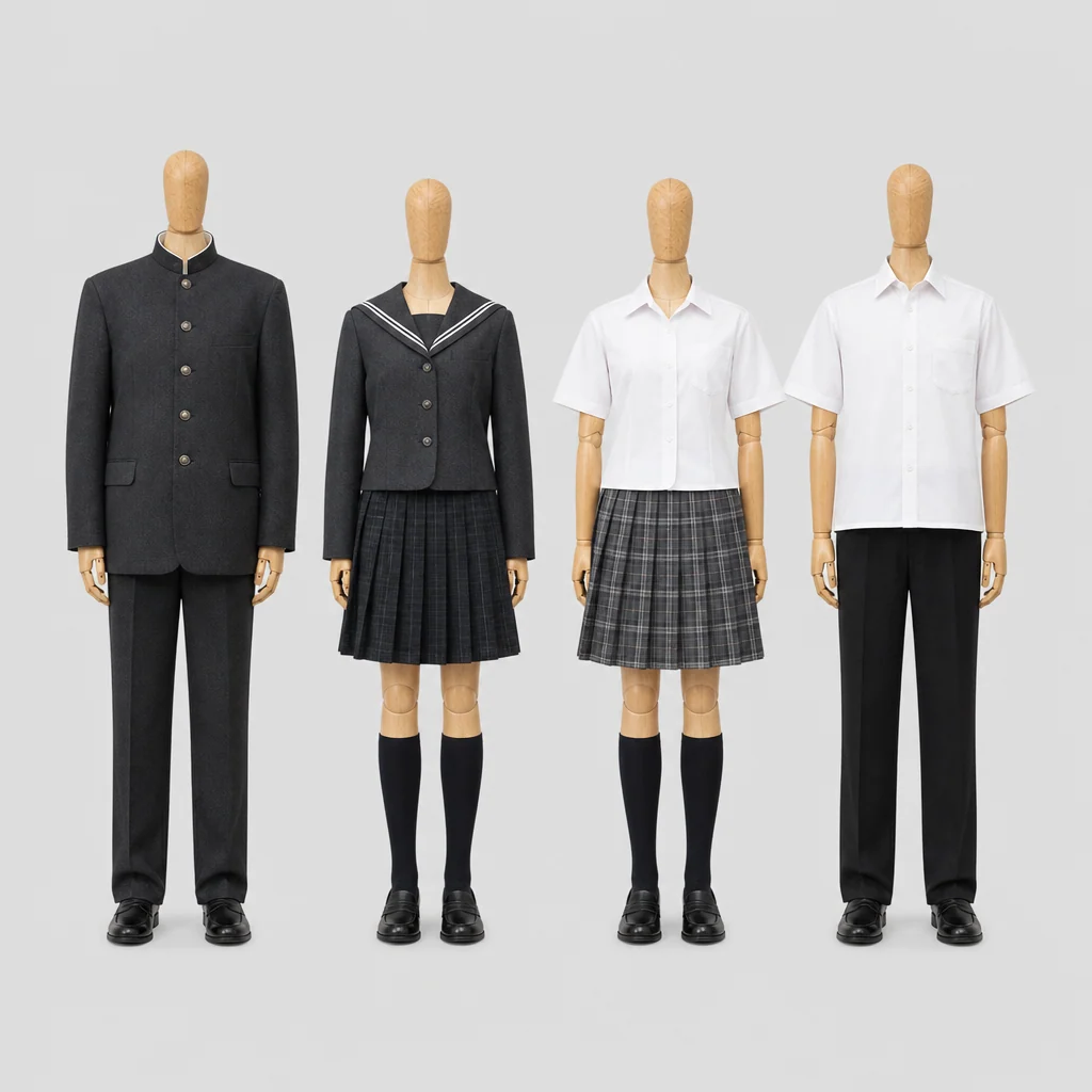 真岡北陵高校の制服のイメージ