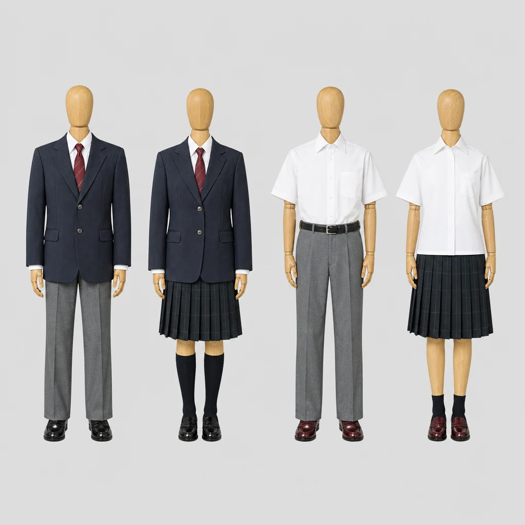 那須拓陽高校の制服のイメージ