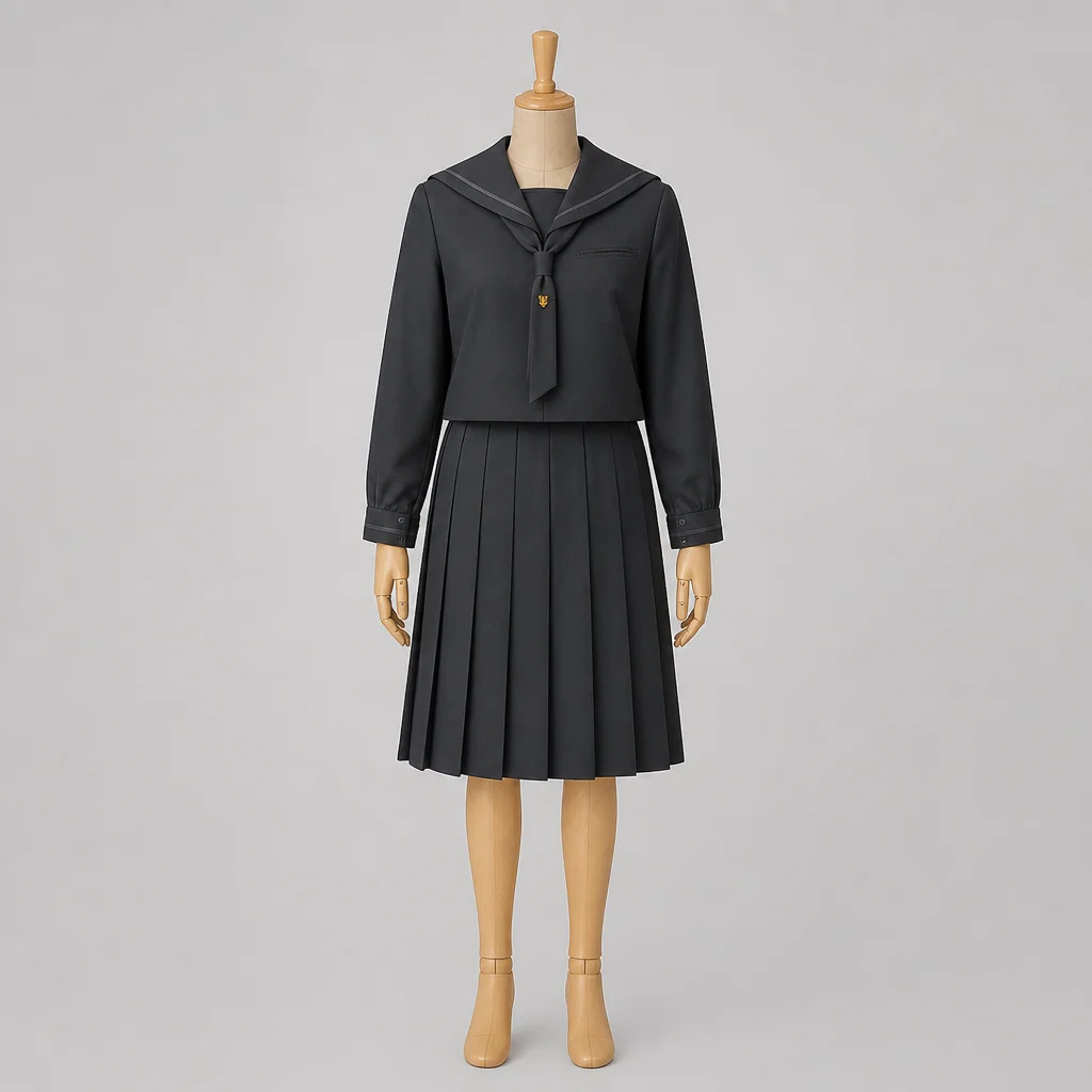 矢板東高校の女子の制服のイメージ