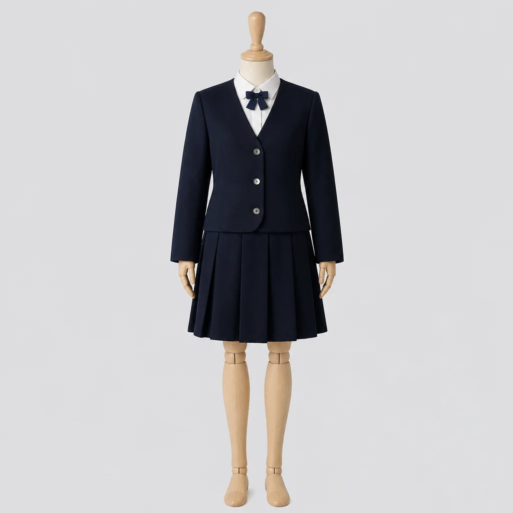 宇都宮文星女子高校の制服のイメージ