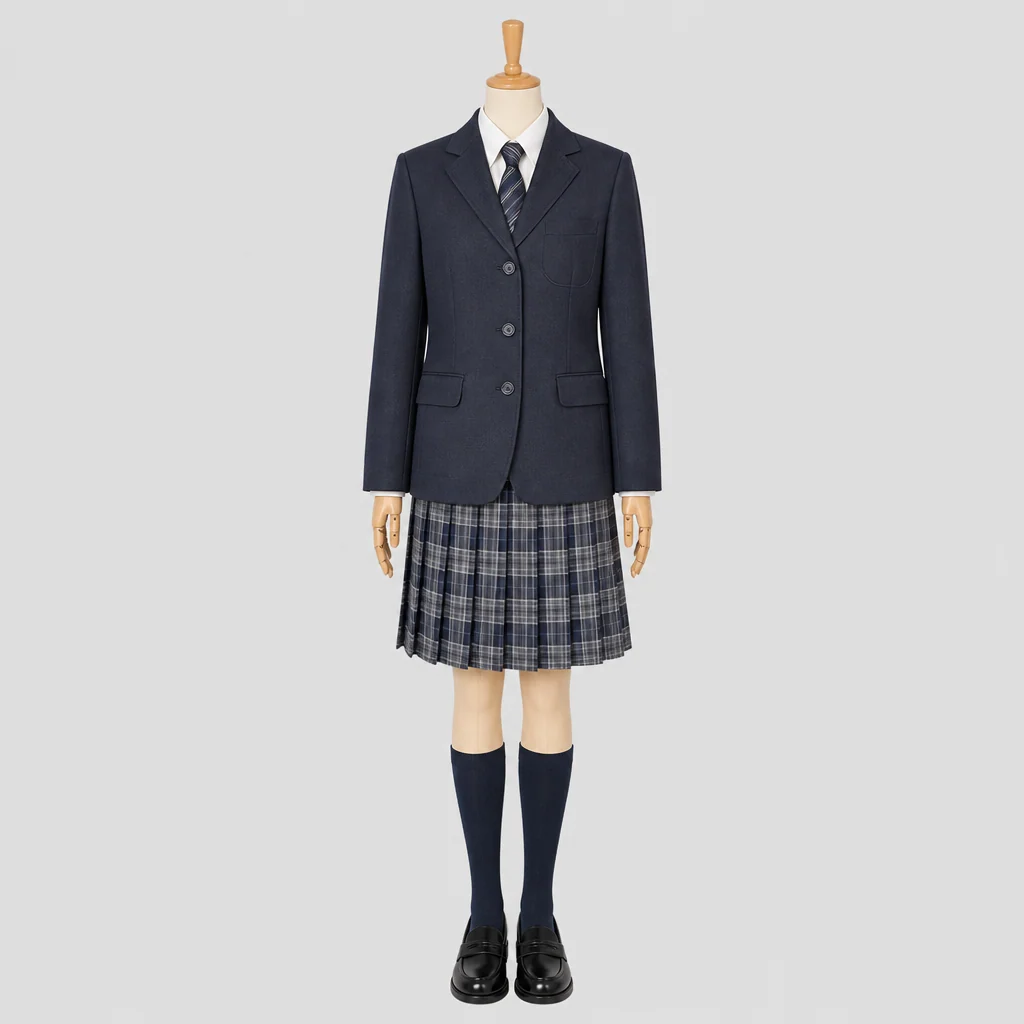 青藍泰斗高校の制服のイメージ