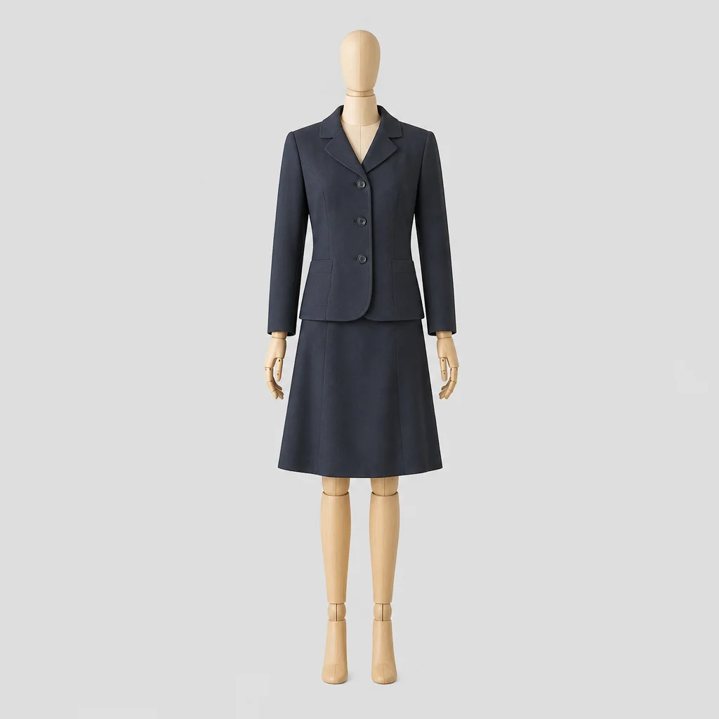 高崎女子高校の女子の制服のイメージ