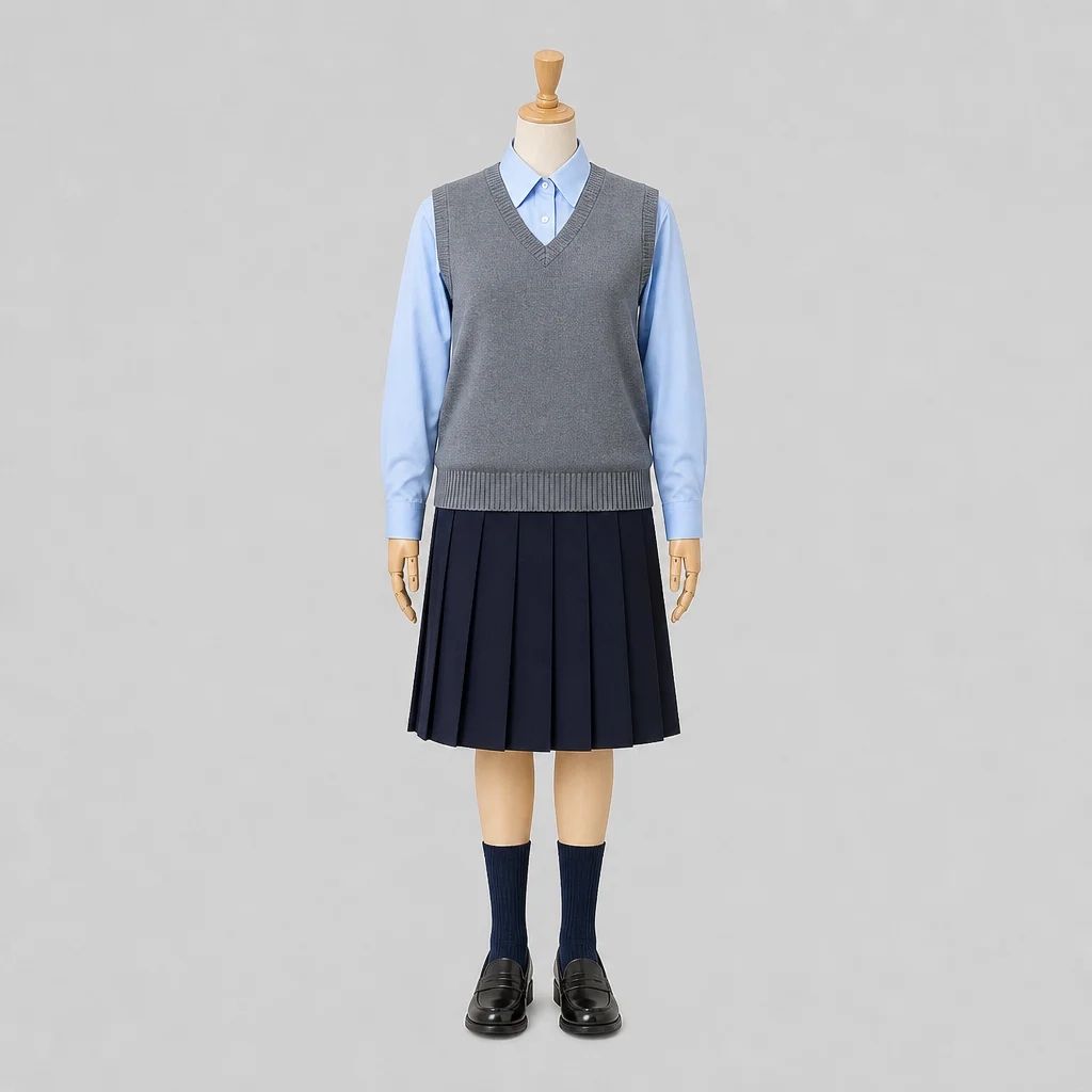 前橋東高校の制服のイメージ