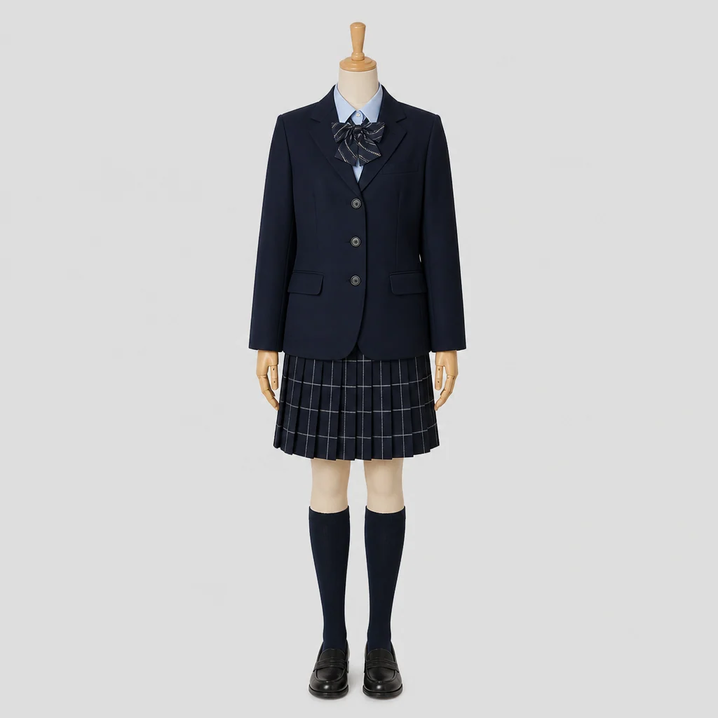 高崎商科大学附属高校の女子の制服のイメージ