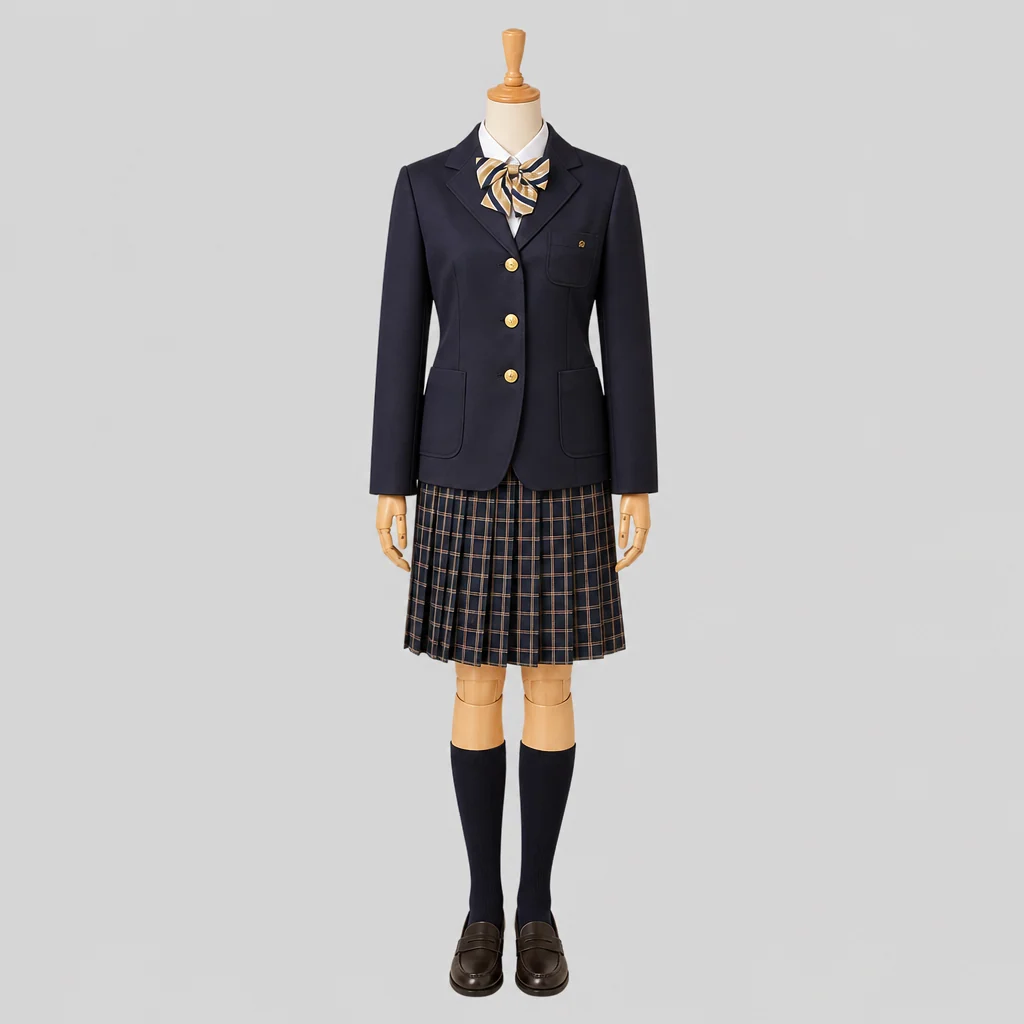 桐生第一高校の制服のイメージ